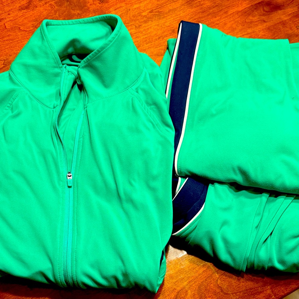 Lou & Grey Bright Teal Zip Pullover